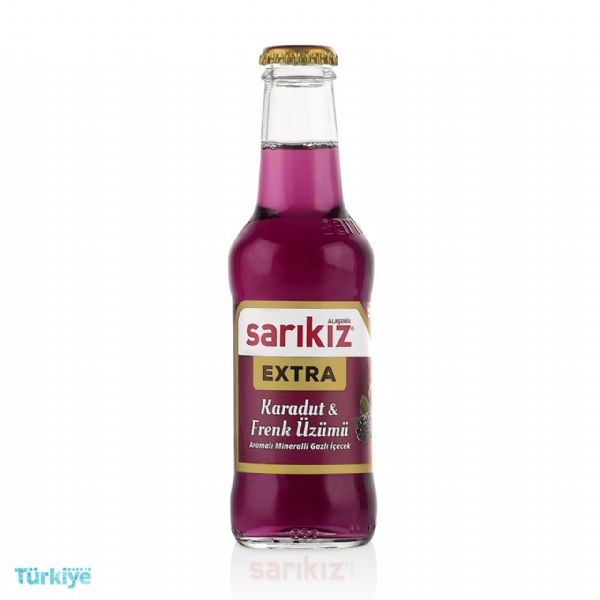 Extra Black Mulberry and Currant Flavored Carbonated Mineral Drink